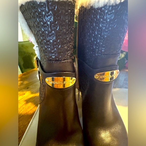 Michael Kors Shoes - Michael Kors Lizzie boot brown leather upper size 6 brand new without tags.